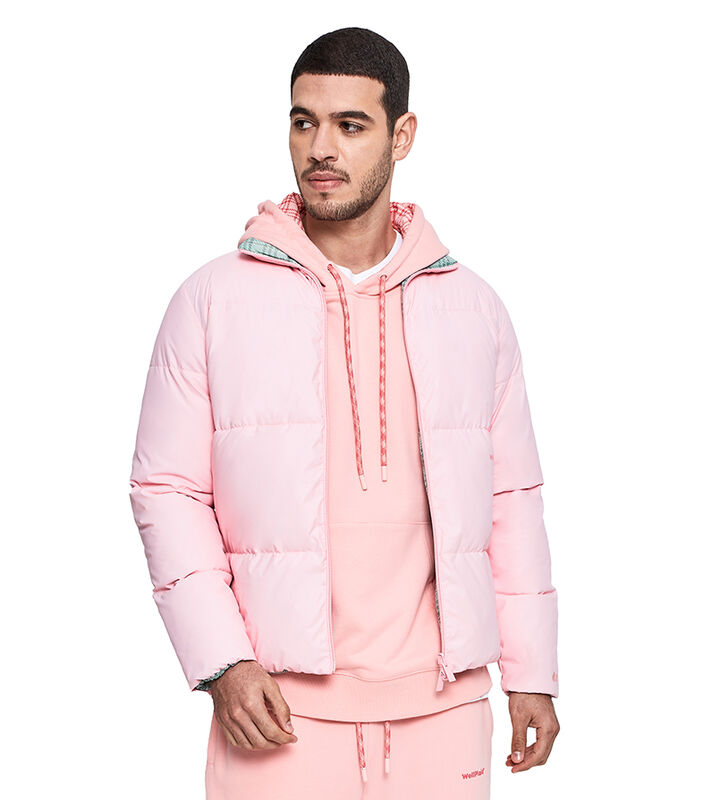 Reversible Puffer Jacket - Tickled Pink